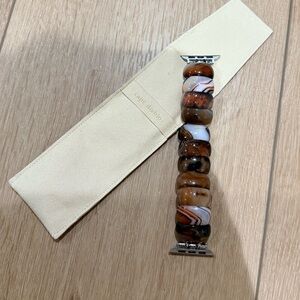 Cape Diablo Apple Watch Band Cream Tan Stones One Size Stretchy